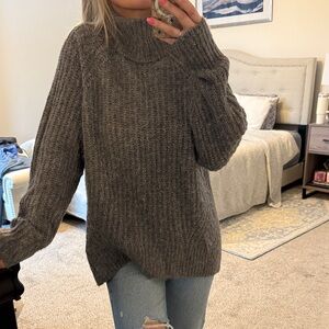 Old Navy Charcoal Turtleneck Sweater